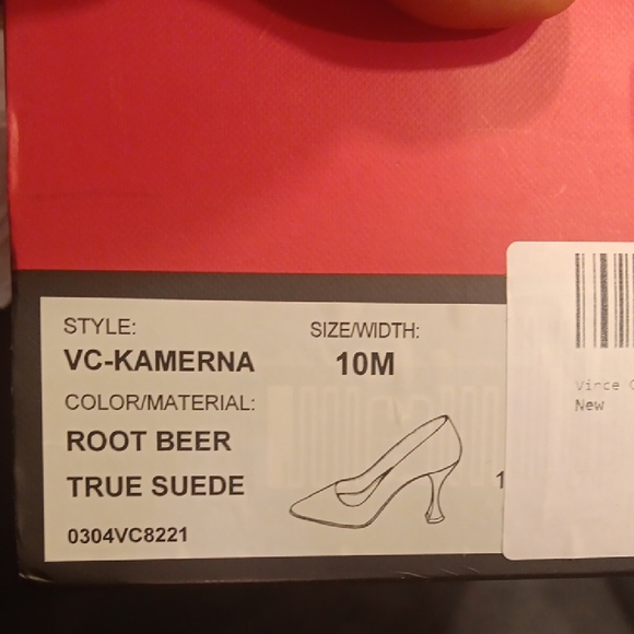 NIB! Vince Camuto Brown Suede Heels - Rootbeer /vc-Kamerna 10M - Picture 6 of 8